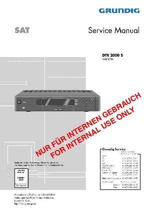 Сервисная инструкция Grundig DTR-2000S ― Manual-Shop.ru