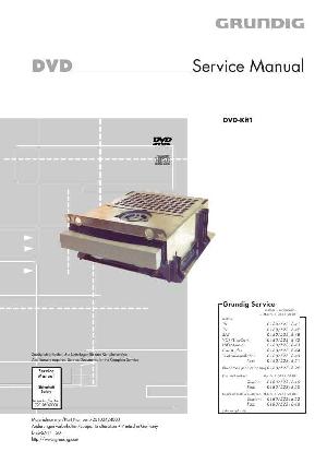 Сервисная инструкция Grundig DVD-KIT1 ― Manual-Shop.ru