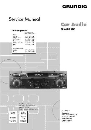 Сервисная инструкция Grundig EC-4600RDS ― Manual-Shop.ru