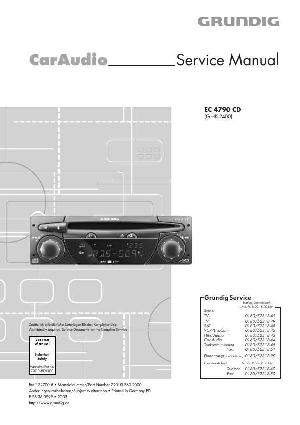 Сервисная инструкция Grundig EC-4790CD ― Manual-Shop.ru