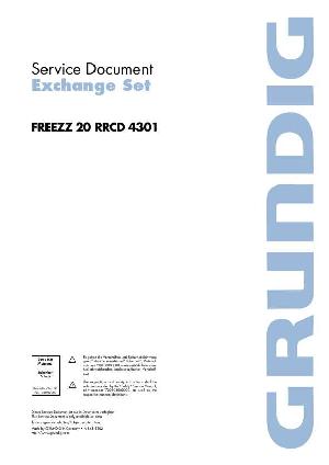 Сервисная инструкция Grundig FREEZZ-20, RRCD-4301 ― Manual-Shop.ru