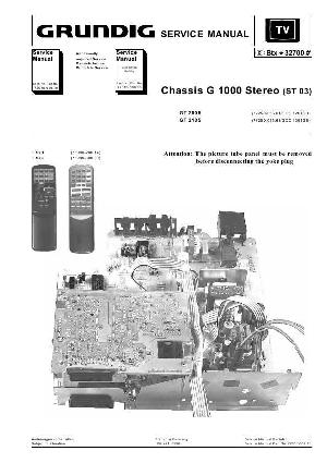Сервисная инструкция Grundig G-1000-CHASSIS, GT-2005, 2105 ― Manual-Shop.ru