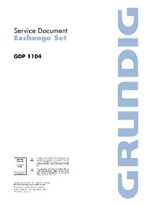 Сервисная инструкция Grundig GDP-1104 ― Manual-Shop.ru