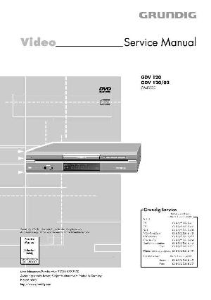 Service manual Grundig GDV-120 ― Manual-Shop.ru
