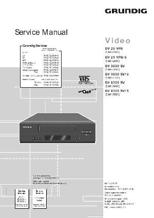 Service manual Grundig GV-29VPS, 9000SV, 9300SV ― Manual-Shop.ru