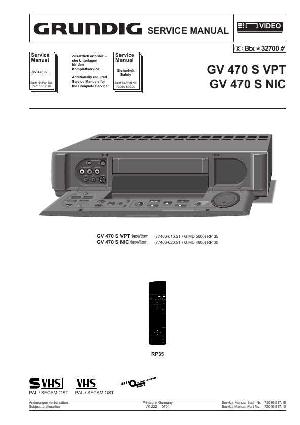 Сервисная инструкция Grundig GV-470S-VPT, GV-470S-NIC ― Manual-Shop.ru