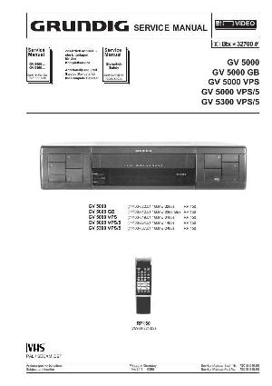 Сервисная инструкция Grundig GV-5000VPS, GV-5300VPS ― Manual-Shop.ru
