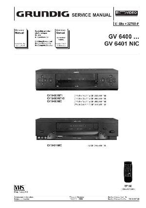 Сервисная инструкция Grundig GV-6400HIFI, GV-6401NIC ― Manual-Shop.ru