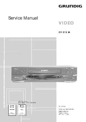 Service manual Grundig GV-819M ― Manual-Shop.ru