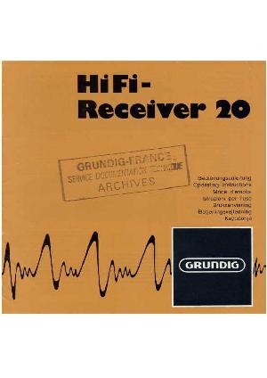 Сервисная инструкция Grundig HIFI-RECEIVER-20 ― Manual-Shop.ru