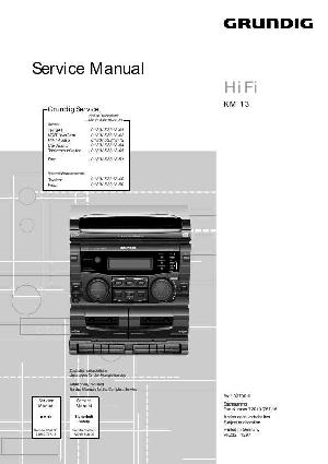 Service manual Grundig KM13 ― Manual-Shop.ru
