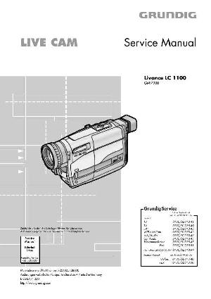 Сервисная инструкция GRUNDIG LC-1100 LIVANCE ― Manual-Shop.ru
