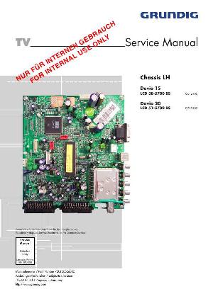 Сервисная инструкция GRUNDIG LCD38-5700BS DAVIO-15 ― Manual-Shop.ru