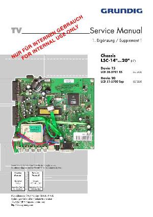 Сервисная инструкция GRUNDIG LCD38-5701BS DAVIO-15 ― Manual-Shop.ru