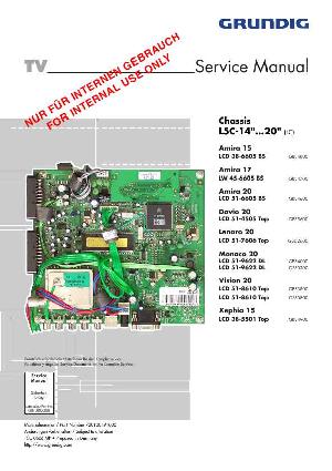 Сервисная инструкция GRUNDIG LCD51-4505TOP DAVIO-20 ― Manual-Shop.ru
