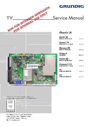 Сервисная инструкция GRUNDIG LCD51-8720TEXT VISION-20 ― Manual-Shop.ru