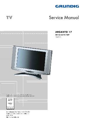Сервисная инструкция Grundig LW45-6410TOP ARGANTO 17 ― Manual-Shop.ru