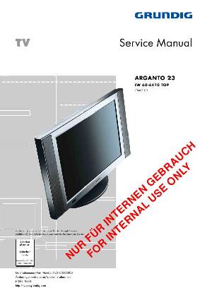 Сервисная инструкция Grundig LW60-6410TOP ARGANTO 23 ― Manual-Shop.ru