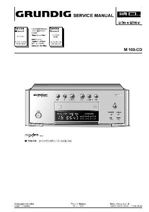 Сервисная инструкция Grundig M-100-CD ― Manual-Shop.ru