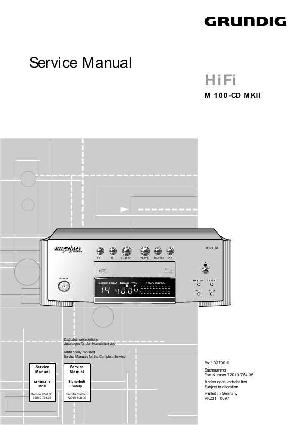 Service manual Grundig M-100-CD-MKII ― Manual-Shop.ru