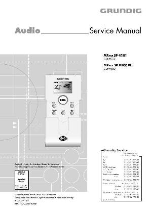 Сервисная инструкция Grundig MPAXX-SP-4101, SP-9100PLL ― Manual-Shop.ru