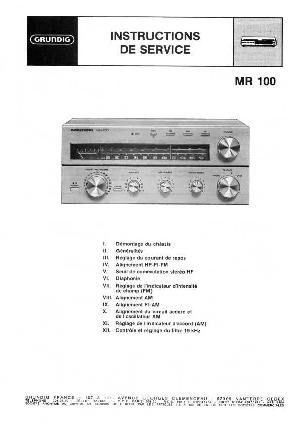 Сервисная инструкция GRUNDIG MR100 ― Manual-Shop.ru