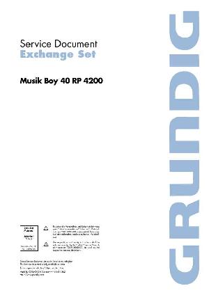 Service manual Grundig MUSIK-BOY-40, RP-4200 ― Manual-Shop.ru