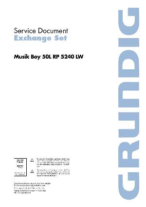 Сервисная инструкция Grundig MUSIK-BOY-50L, RP-5240LW ― Manual-Shop.ru