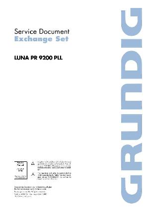 Сервисная инструкция Grundig PR-9200PLL LUNA ― Manual-Shop.ru