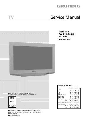 Сервисная инструкция Grundig PW110-5209 PLANATRON PALPLUS ― Manual-Shop.ru