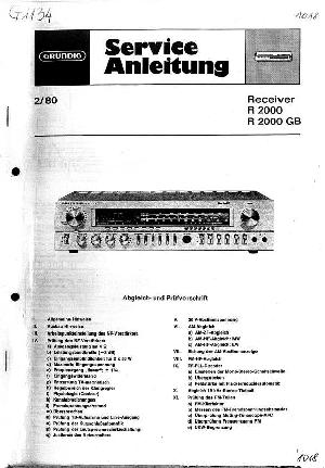 Service manual Grundig R2000-GB ― Manual-Shop.ru