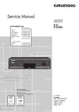 Сервисная инструкция Grundig R21, R22 ― Manual-Shop.ru