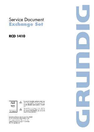 Сервисная инструкция Grundig RCD-1410 ― Manual-Shop.ru