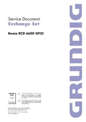 Сервисная инструкция Grundig RCD-6600SPCD BEEZZ ― Manual-Shop.ru