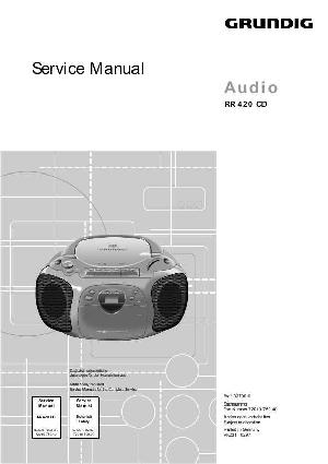 Сервисная инструкция Grundig RR-420CD  ― Manual-Shop.ru