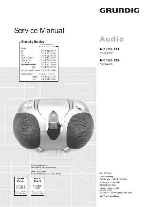 Сервисная инструкция Grundig RR-720CD, RR-760CD ― Manual-Shop.ru