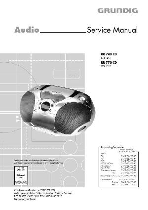 Сервисная инструкция Grundig RR-740CD, RR-770CD ― Manual-Shop.ru