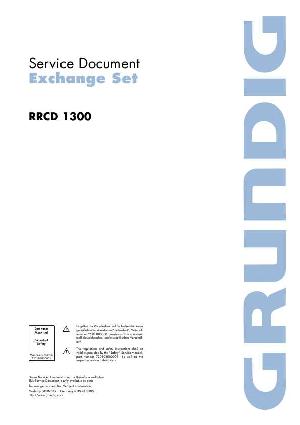 Сервисная инструкция Grundig RRCD-1300  ― Manual-Shop.ru