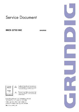 Сервисная инструкция GRUNDIG RRCD-3720DEC ― Manual-Shop.ru