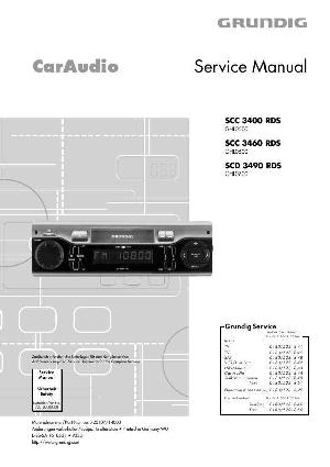 Сервисная инструкция Grundig SCC-3400RDS, SCC-3460RDS, SCD-3490RDS ― Manual-Shop.ru