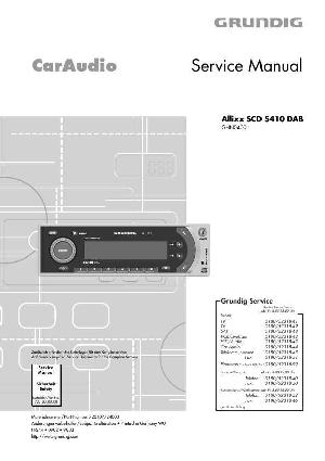 Сервисная инструкция Grundig SCD-5410DAB ALLIXX ― Manual-Shop.ru