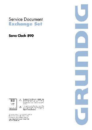 Сервисная инструкция Grundig Sonoclock 890 ― Manual-Shop.ru