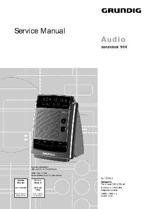 Сервисная инструкция Grundig Sonoclock 900 ― Manual-Shop.ru