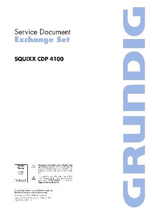 Сервисная инструкция Grundig SQUIXX, CDP-4100 ― Manual-Shop.ru