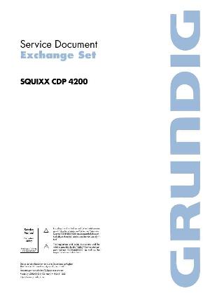 Сервисная инструкция Grundig SQUIXX, CDP-4200 ― Manual-Shop.ru