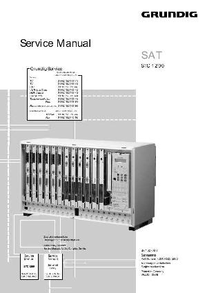 Сервисная инструкция Grundig STC1200 ― Manual-Shop.ru