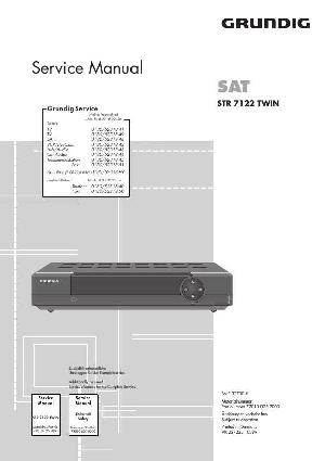 Сервисная инструкция Grundig STR7122TWIN ― Manual-Shop.ru