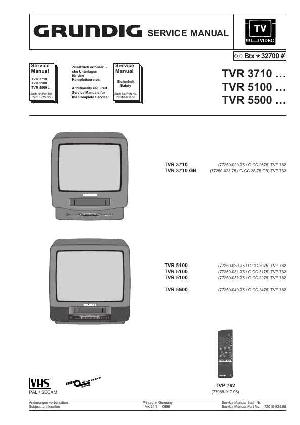 Сервисная инструкция Grundig TVR-3710, TVR-5100, TVR-5500 ― Manual-Shop.ru