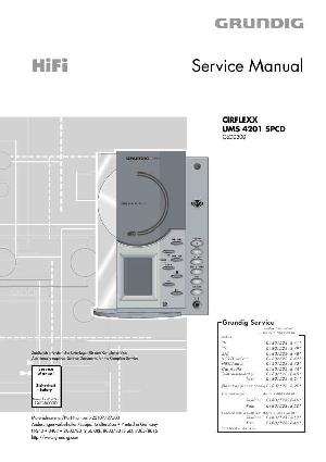 Сервисная инструкция Grundig UMS-4201SPCD CIRFLEXX ― Manual-Shop.ru