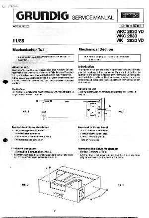 Сервисная инструкция Grundig WK-2820VD, WKC-2830VD ― Manual-Shop.ru
